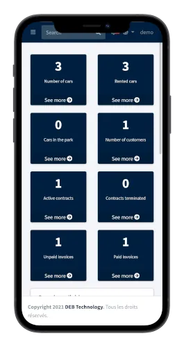 application de gestion de location GIL en version mobile